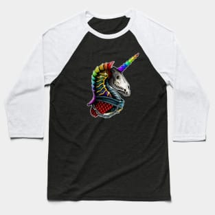 Unicorn Skull Baseball T-Shirt